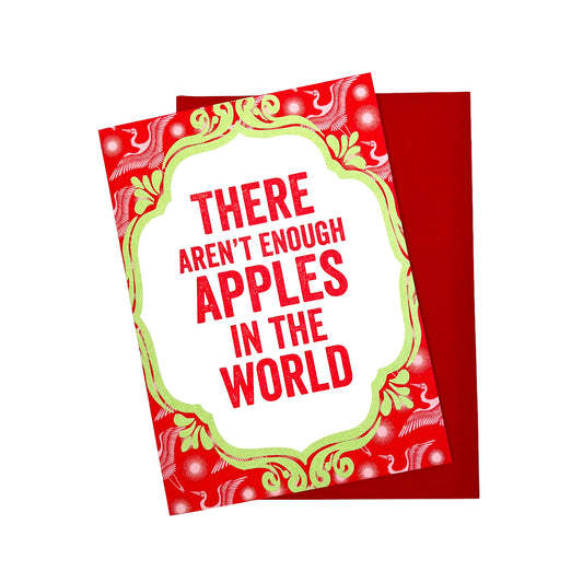 There Aren't Enough Apples Thank You Card