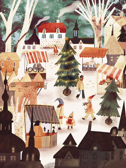 Christmas Market Puzzle - 1000pc