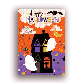 Cute Ghosts Halloween Card