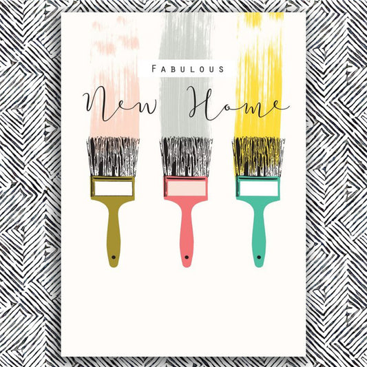 Fabulous Paint New Home Card