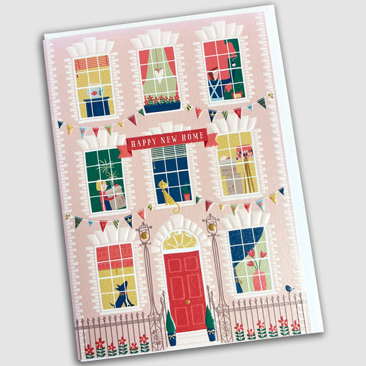 Happy New Home Townhouse Card