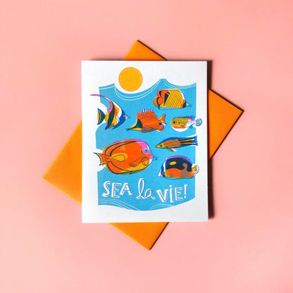 Sea La Vie Everyday Hawaiian Fish Blank Card