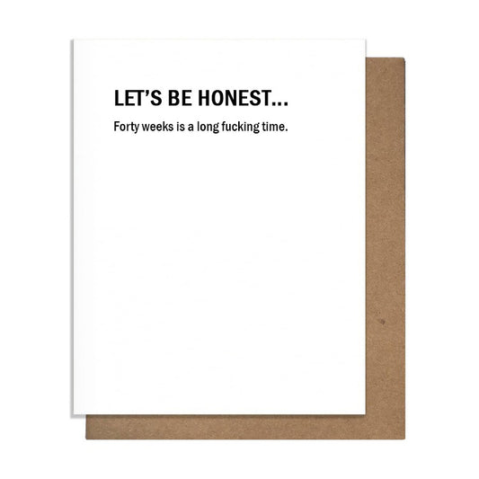 Let's Be Honest *SWEARS* Card