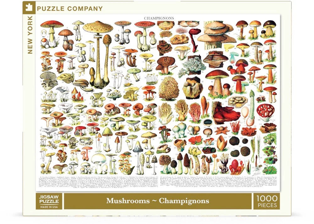 Mushrooms - Champignons Puzzle - 1000pc