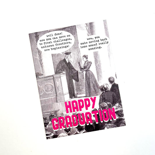 Happy Graduation New Beginnings Card