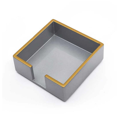 Lacquered Wood Napkin Holders Gold & Silver