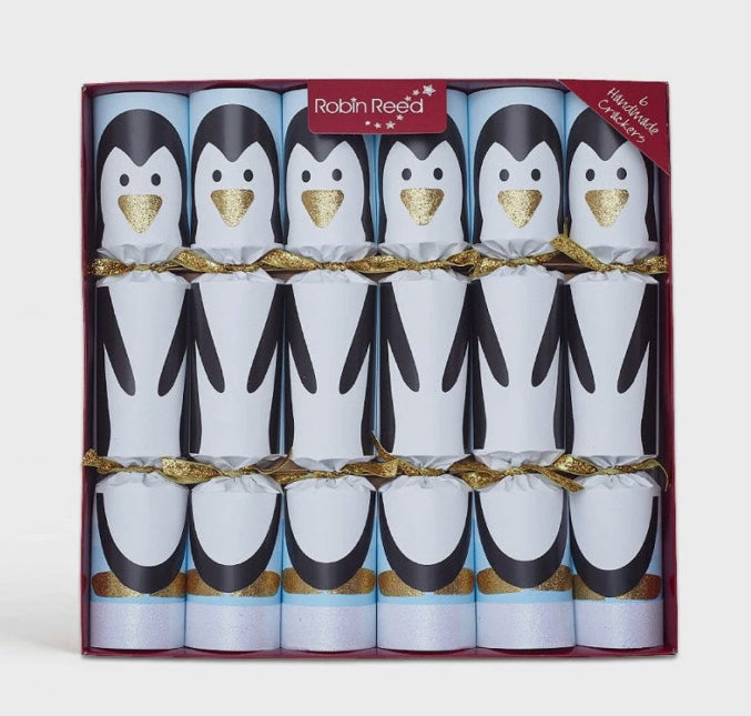 Racing Penguins Christmas Crackers