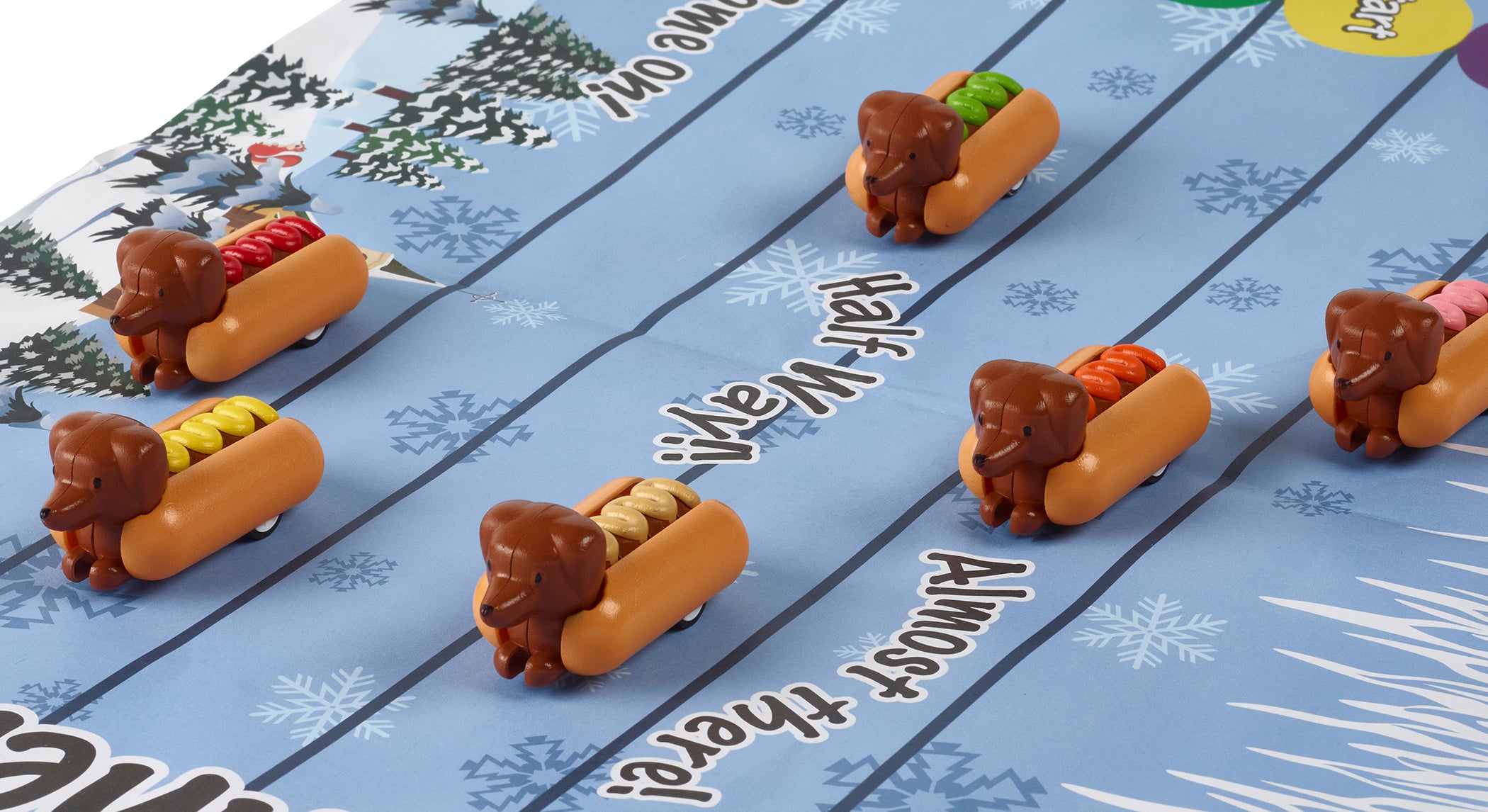 Racing Sausage Dogs Christmas Crackers – Allport Editions