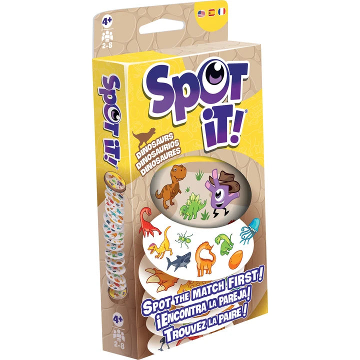 Spot It! Dinosaurs Game (Eco Blister)