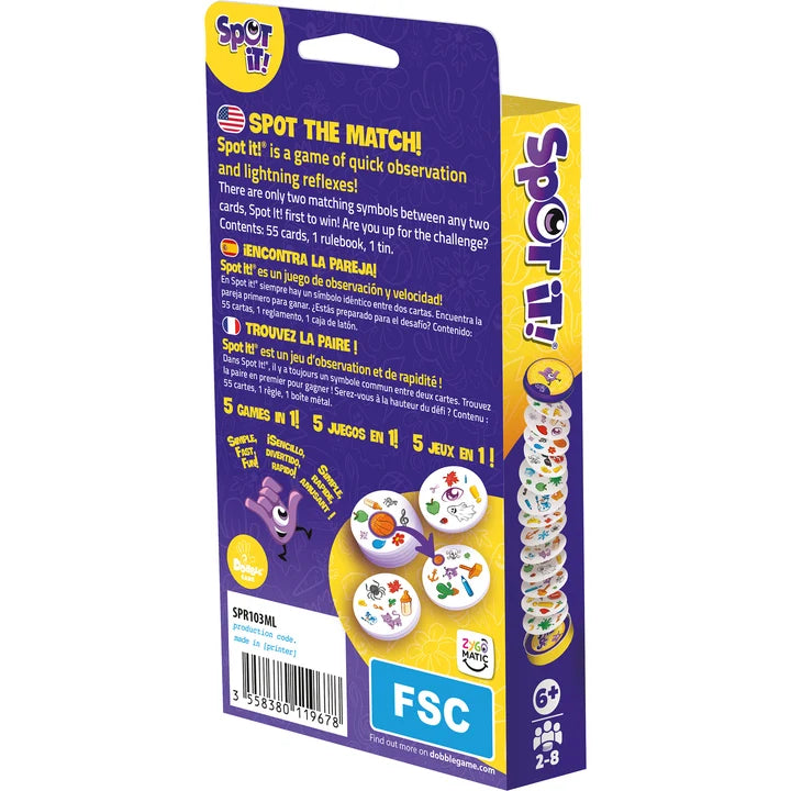 Spot It! Classic Game (Pocket Eco)