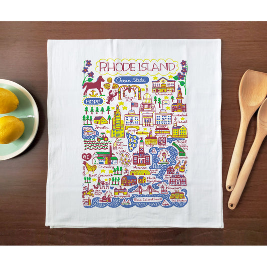Statescapes: Rhode Island Tea Towel
