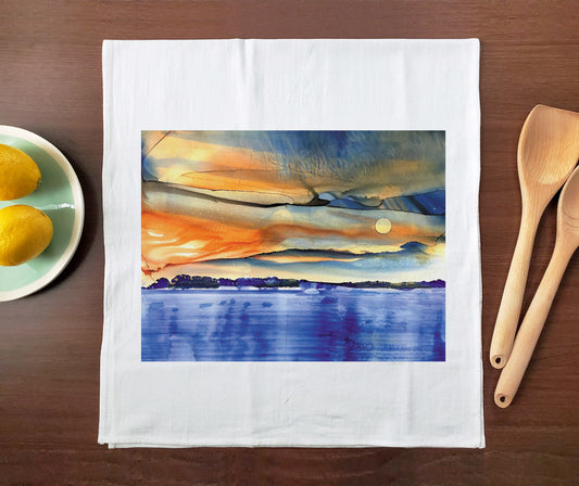 Evening 33 Tea Towel