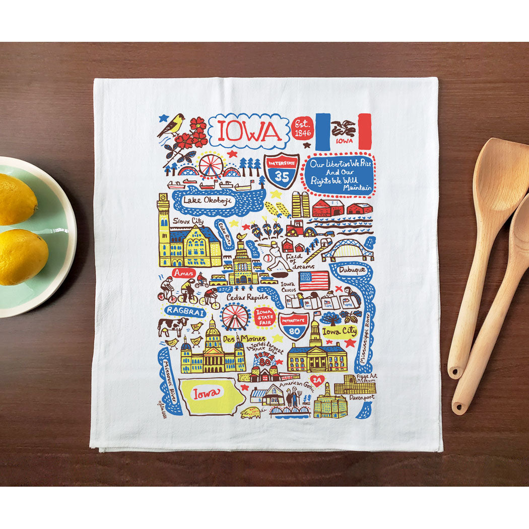 Statescapes: Iowa Towel