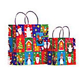 Christmas Blocks Kids Large Gift Bag