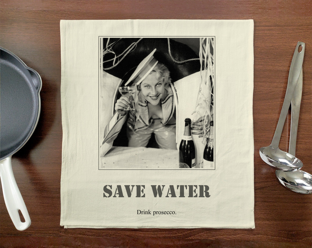 Save Water Towel