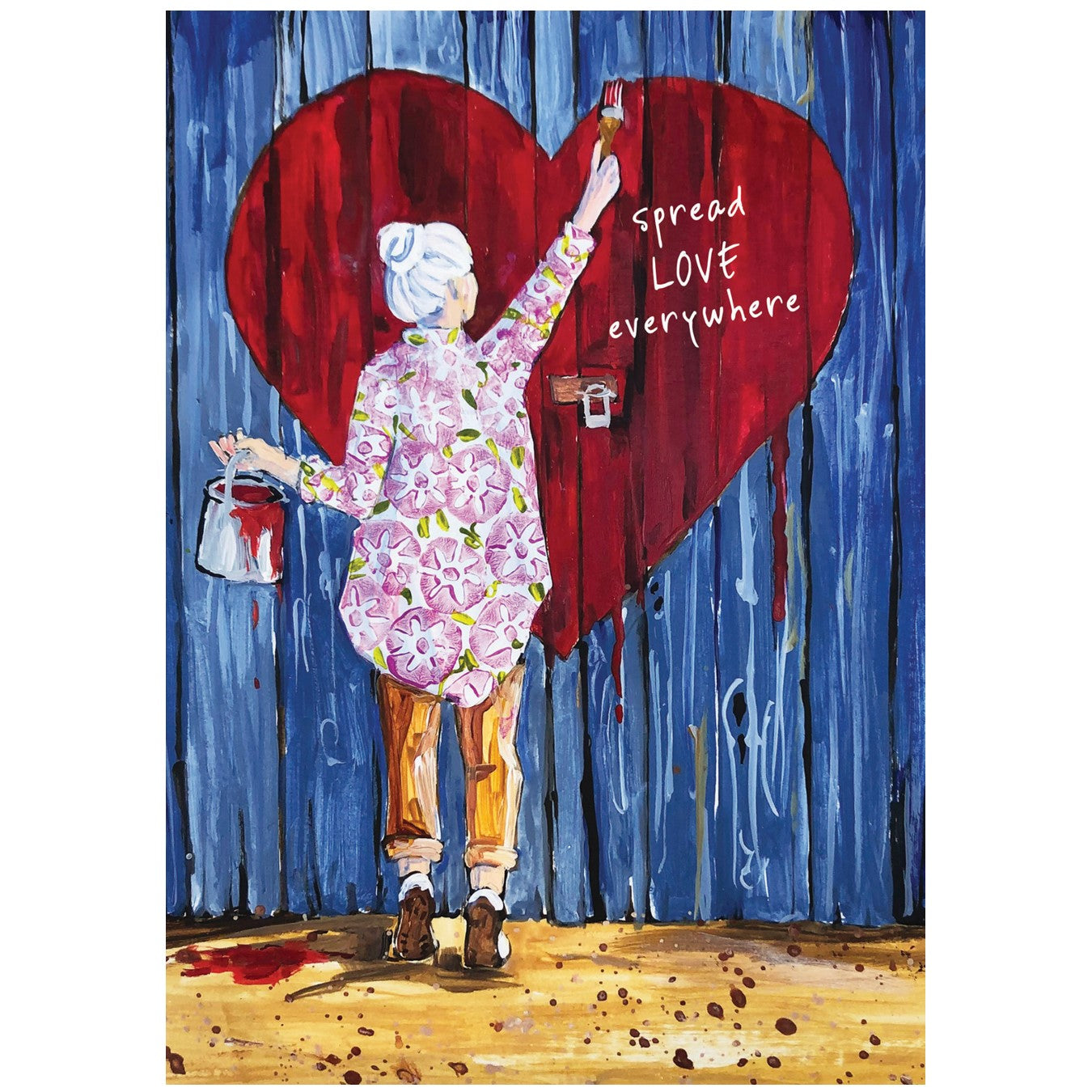 Spread Love Everywhere Valentine's Card