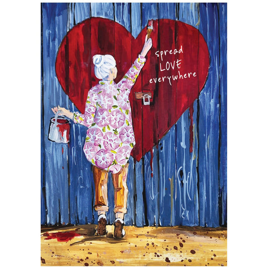 Spread Love Everywhere Valentine's Card