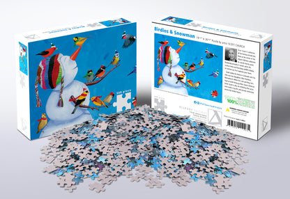 Allport Birdies & Snowman Puzzle - 500pc
