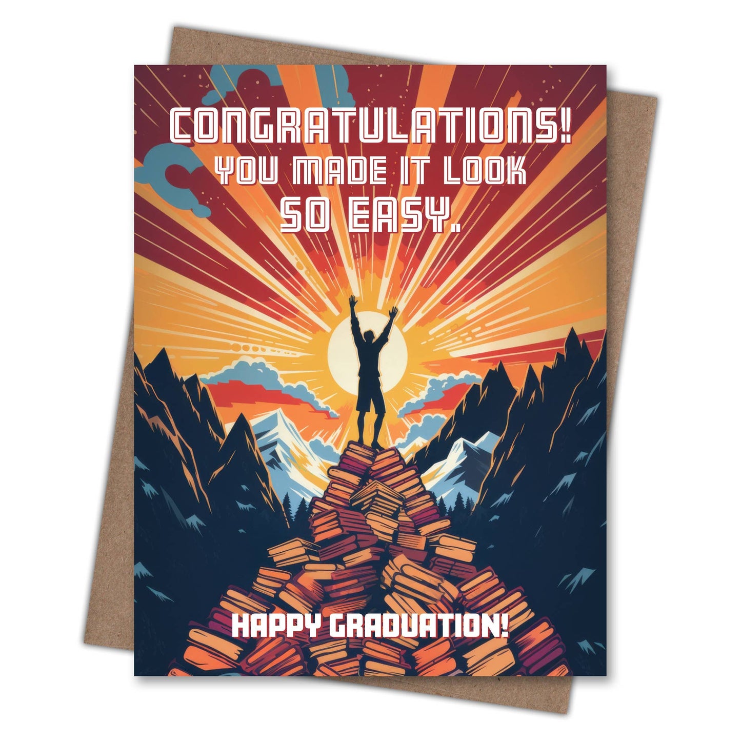 Made It Look Easy Graduation Card