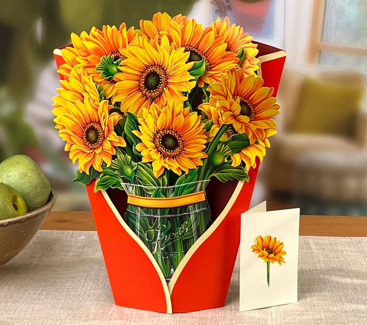 Sunflowers Pop-Up Bouquet