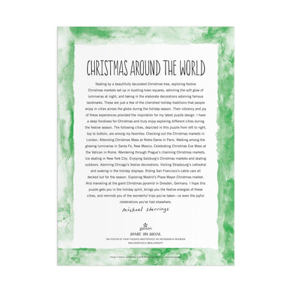 Michael Storrings" Christmas Around the World 1500 Piece Puzzle