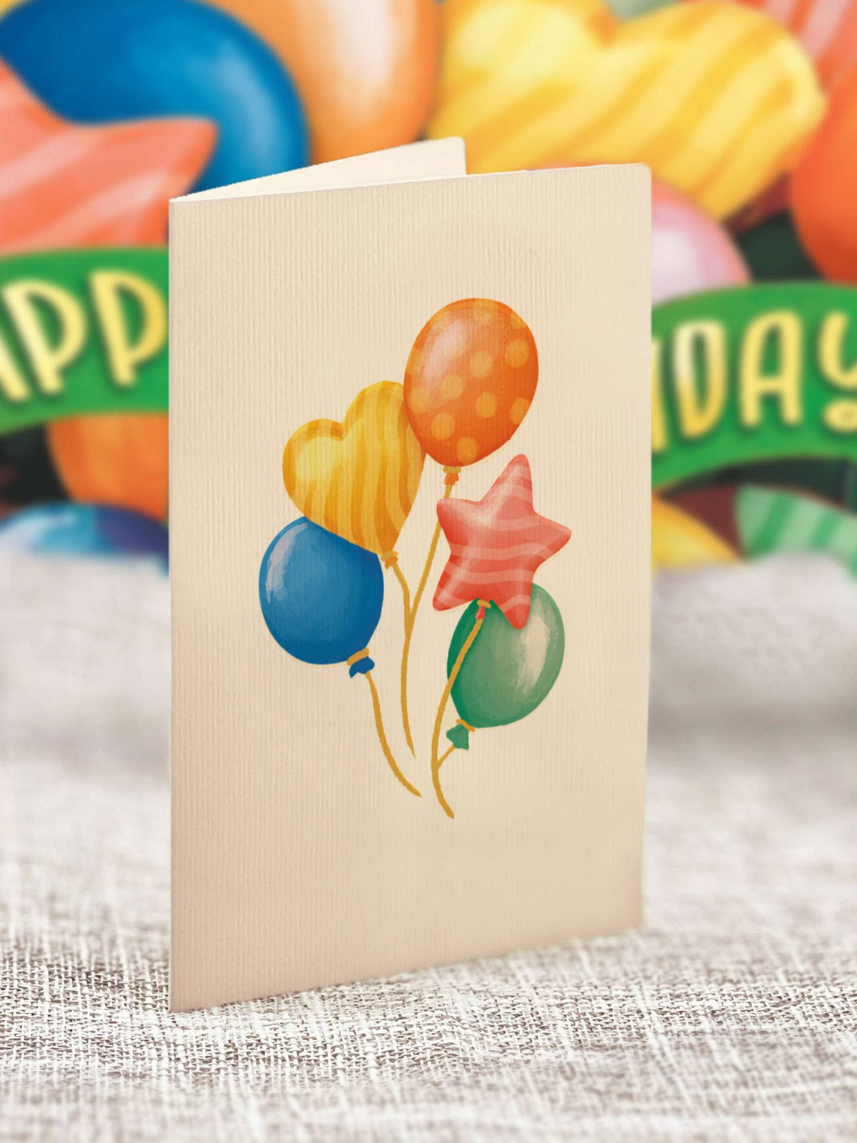 Balloon Bouquet Birthday Pop-Up Card