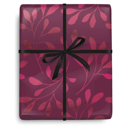 Ruby Blossom Reversible Holiday Wrapping Set