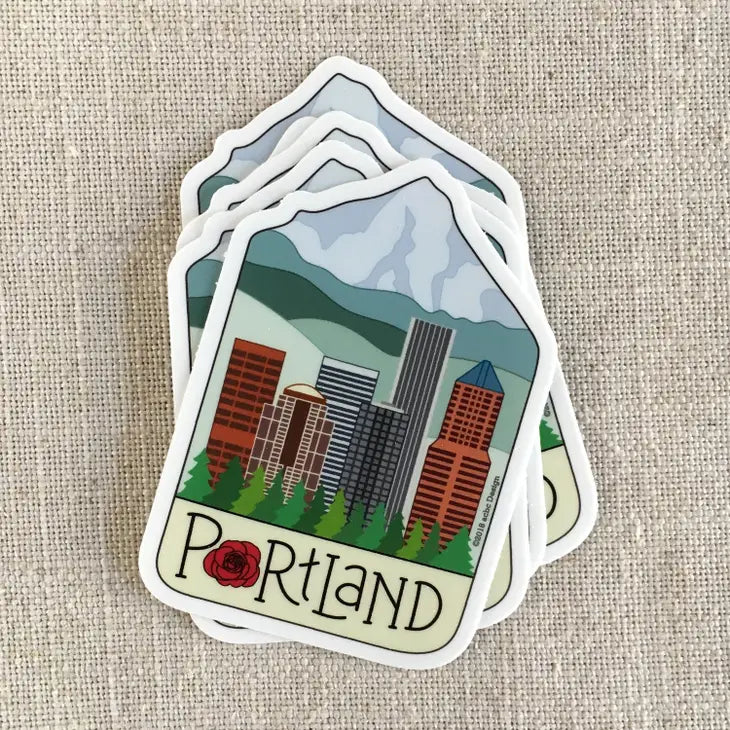 Portland Infinity Sticker City of Portland Vinyl Sticker – Allport Editions