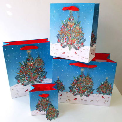 Beneath the Tree Medium Holiday Gift Bag