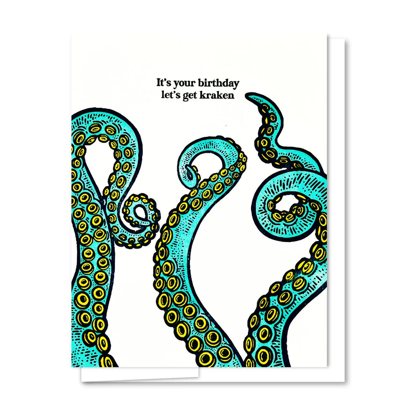 Let's Get Kraken Birthday Card