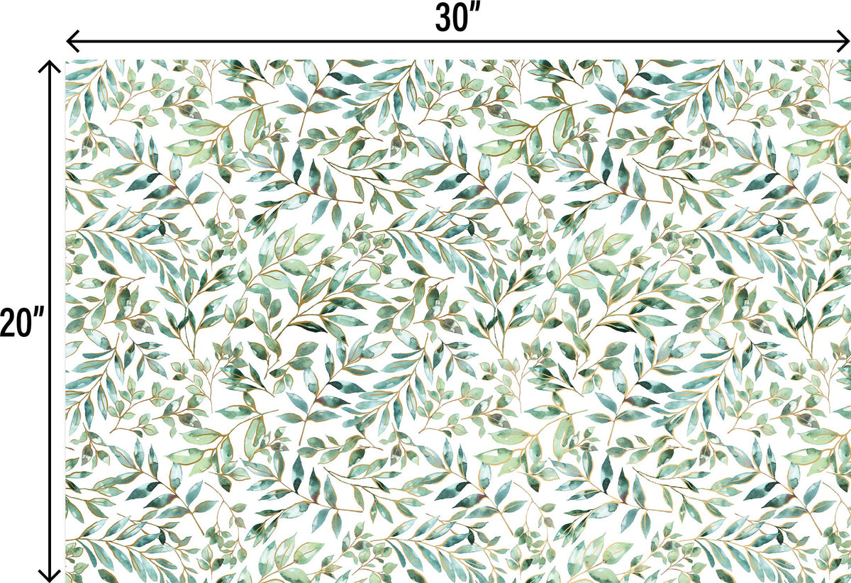 Elegant Leaves Designer Tissue Paper