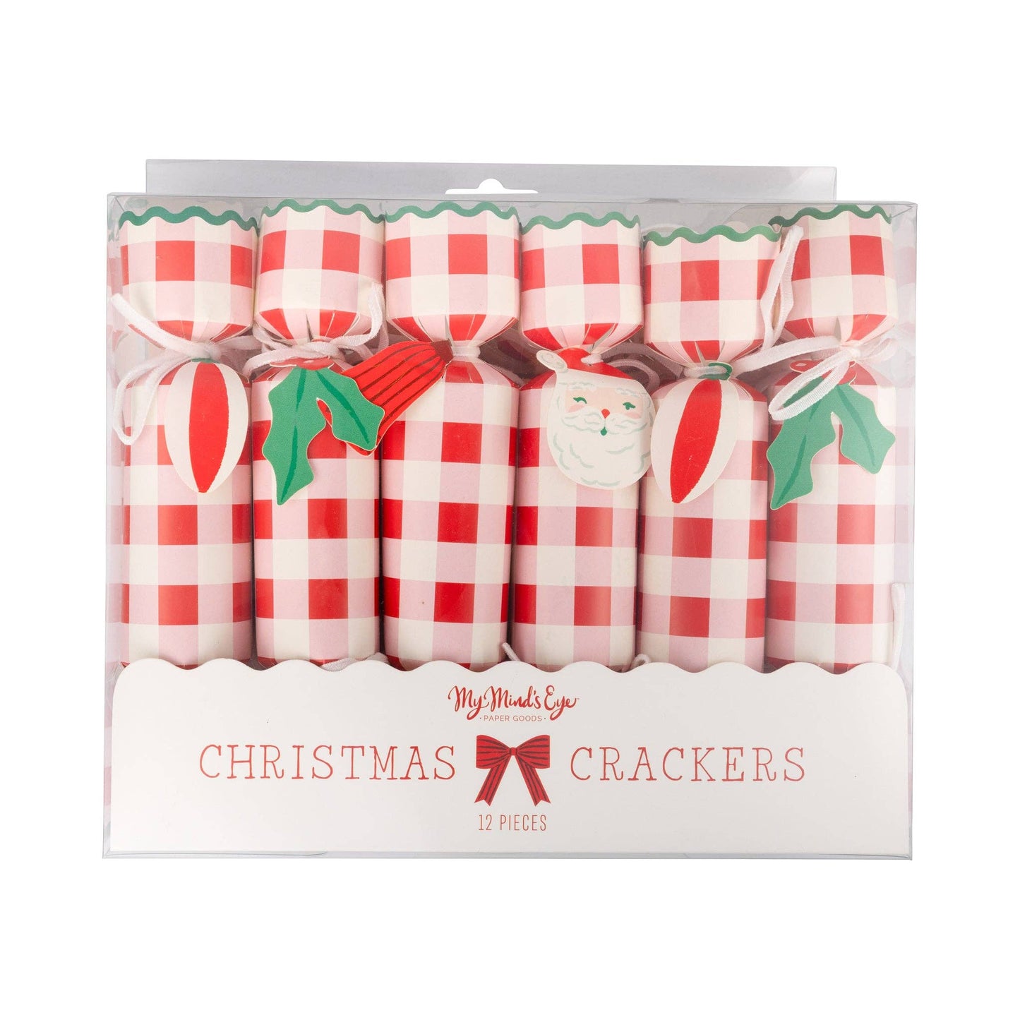 Plaid Sugar Plum Christmas Crackers