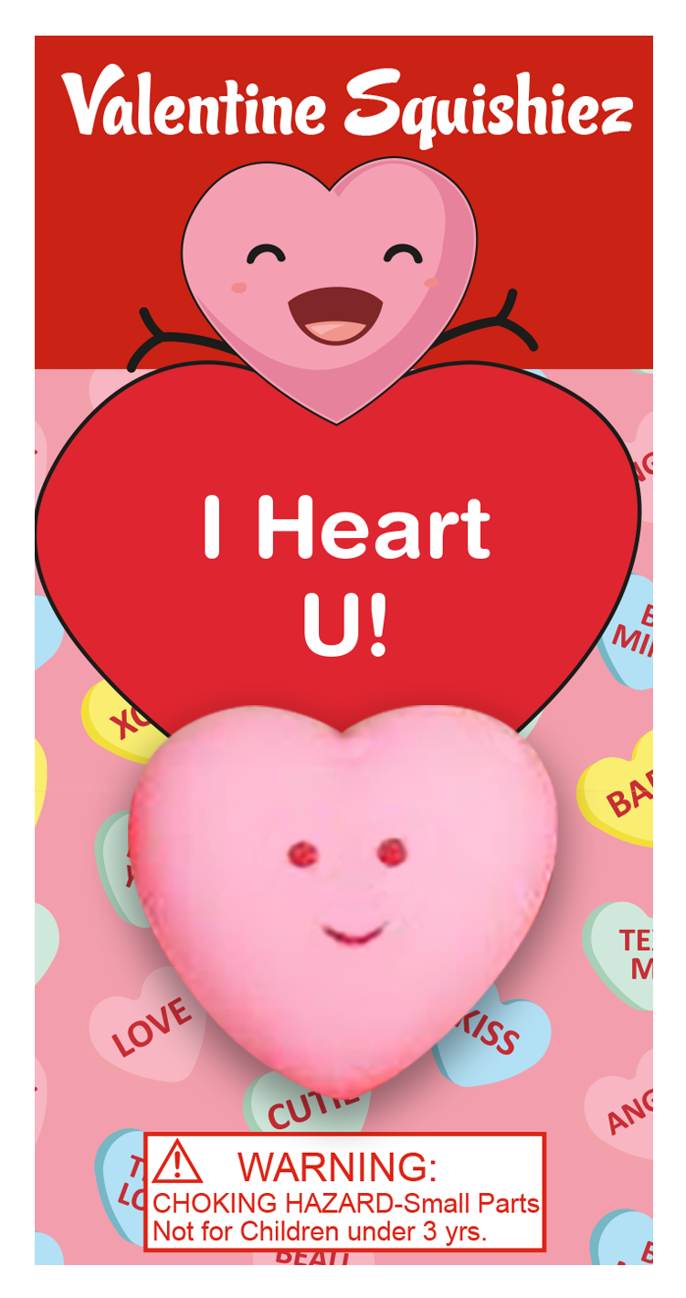 Super Squishy Valentine Squishiez Fidget Toy