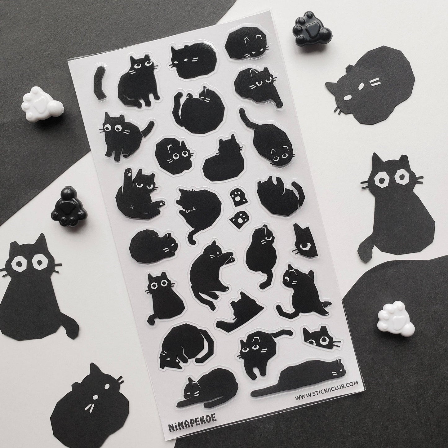 The Night Meows Sticker Sheet