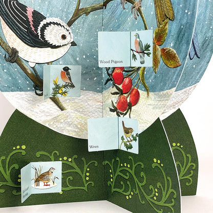 Snow Globe Birds Advent Calendar