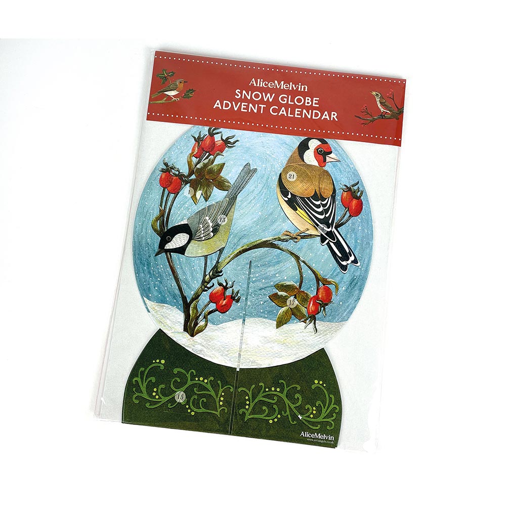 Snow Globe Birds Advent Calendar