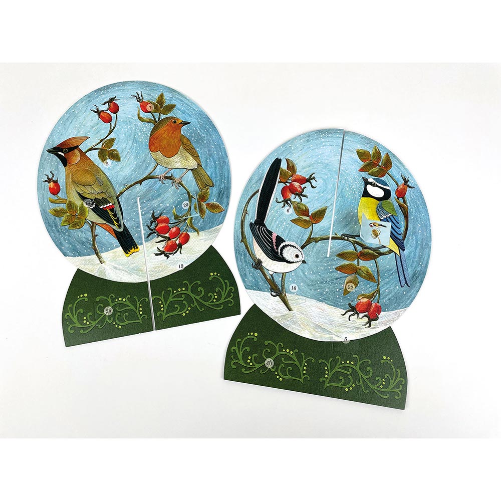 Snow Globe Birds Advent Calendar