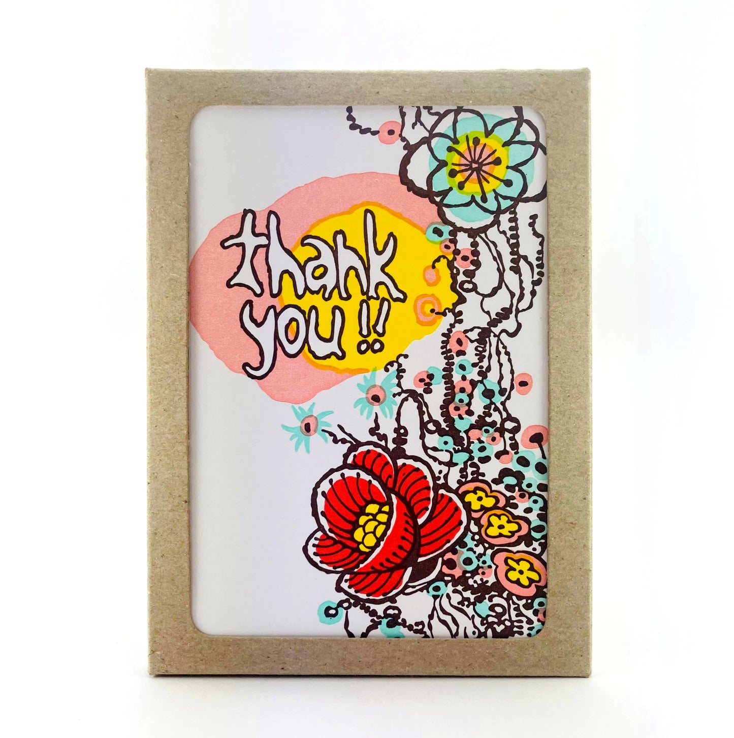 Flowers & Vines Thank You Boxed Note Cards