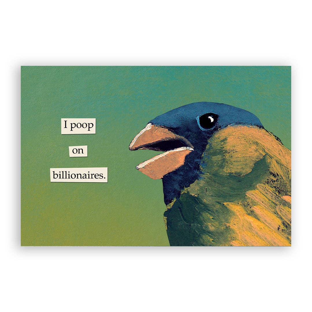 Billionaires Postcard