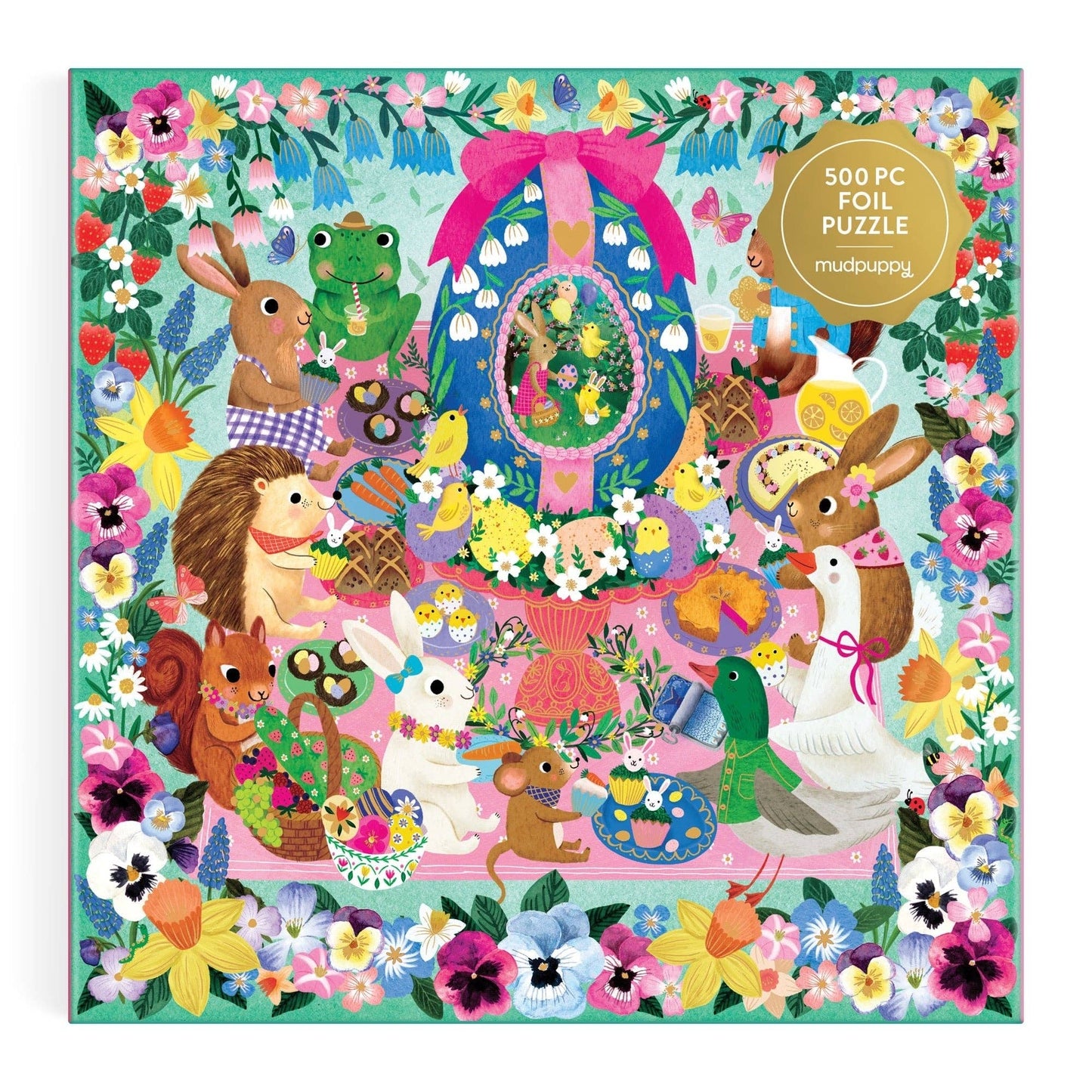 Egg-cellent Day Foil Family Puzzle - 500pc