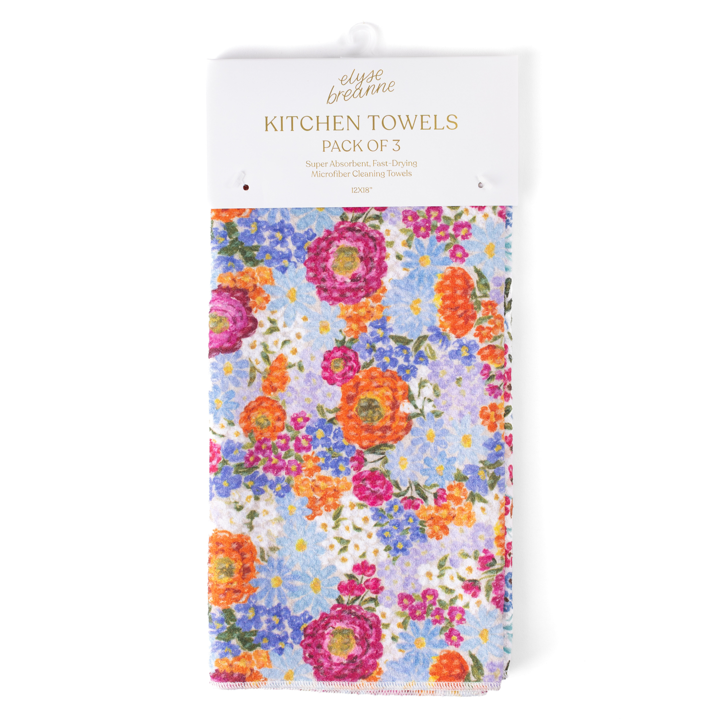 Primavera Microfiber Kitchen Towels, Set of 3