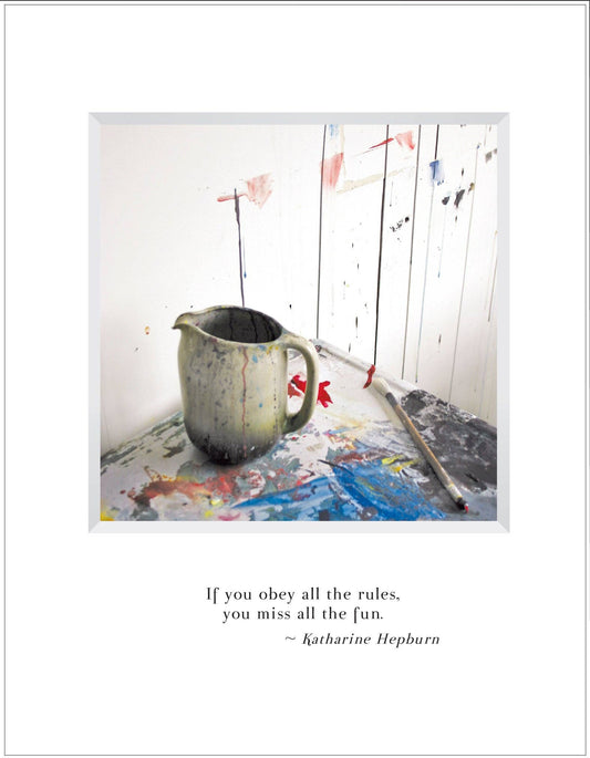 Artist at Play Birthday Card & Bookmark