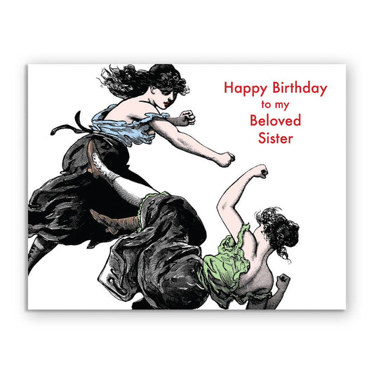 Sister Warriors Birthday Card