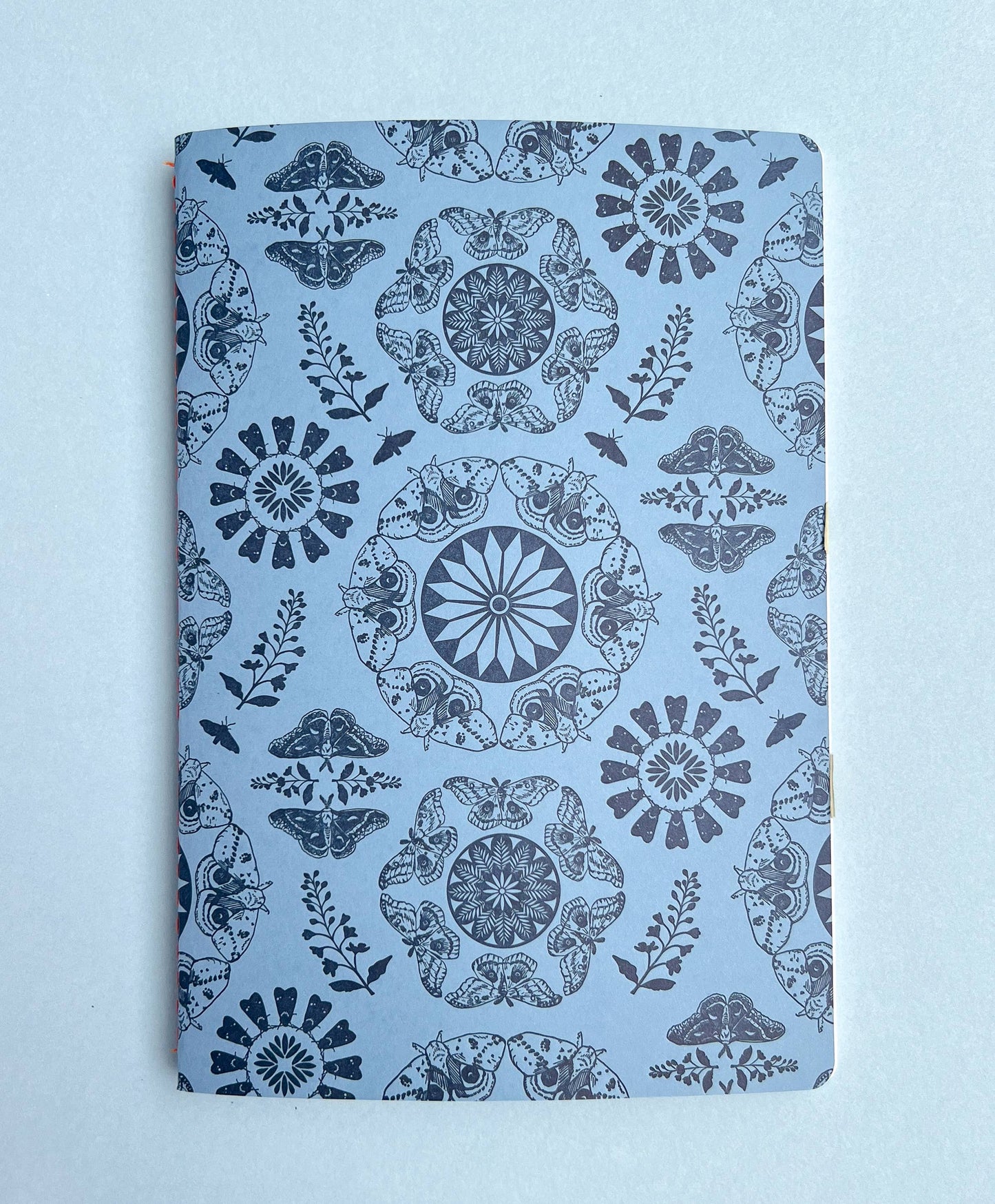 Moth Pattern Extra Large Notebook Journal