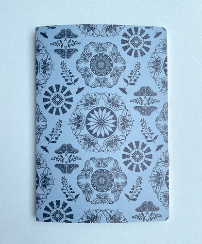 Moth Pattern Extra Large Notebook Journal