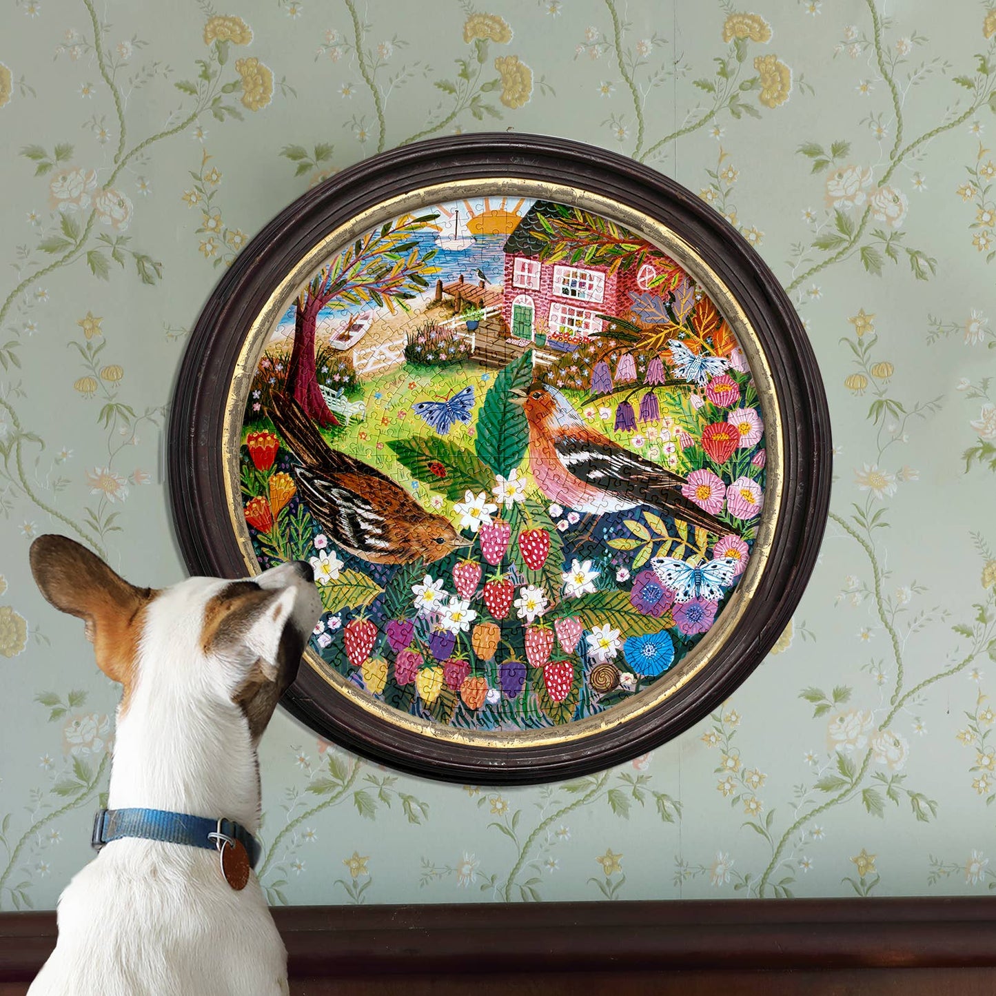 Birds by the Sea 500 Piece Round Puzzle