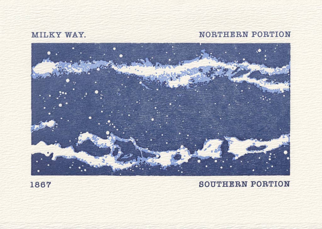 Milky Way Blank Card