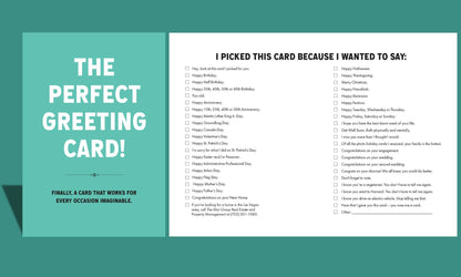 The Perfect Greeting Card Birthday Card