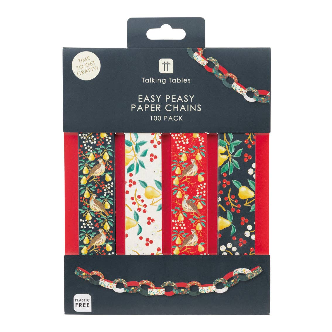 Easy Peasy Paper Chain Christmas Craft Garland