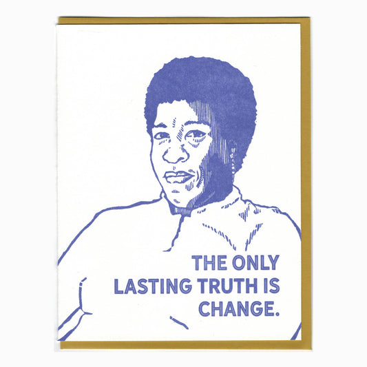 Octavia Butler Only Lasting Truth Blank Card